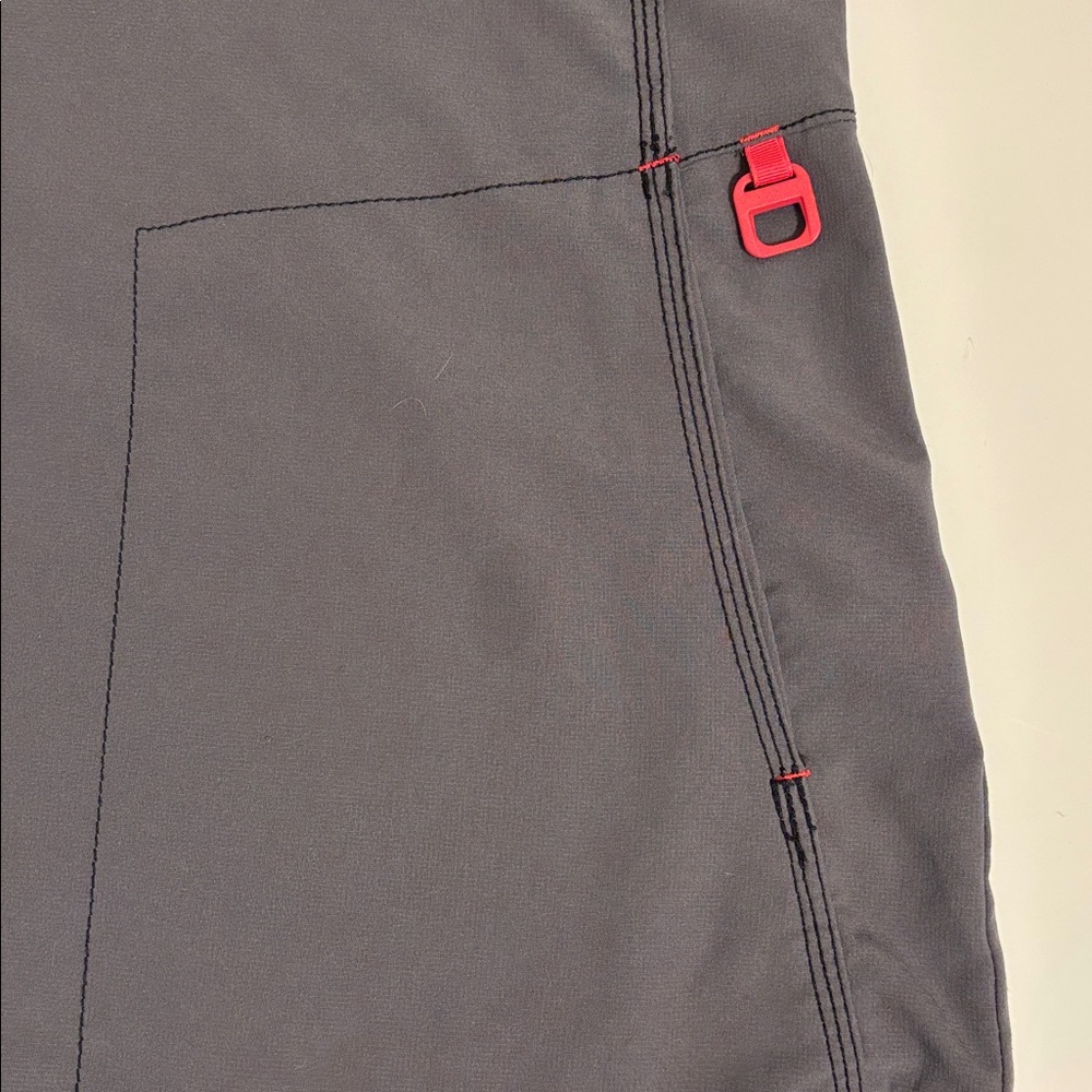 Carhartt Scrubs Top Only Womens Excellent Condition Charcoal Grey - XL - Picture 4 of 5